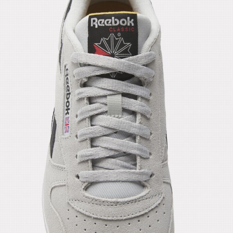 Reebok Classic Suede Women's Shoes Grey Black Gold | MHT6520KE