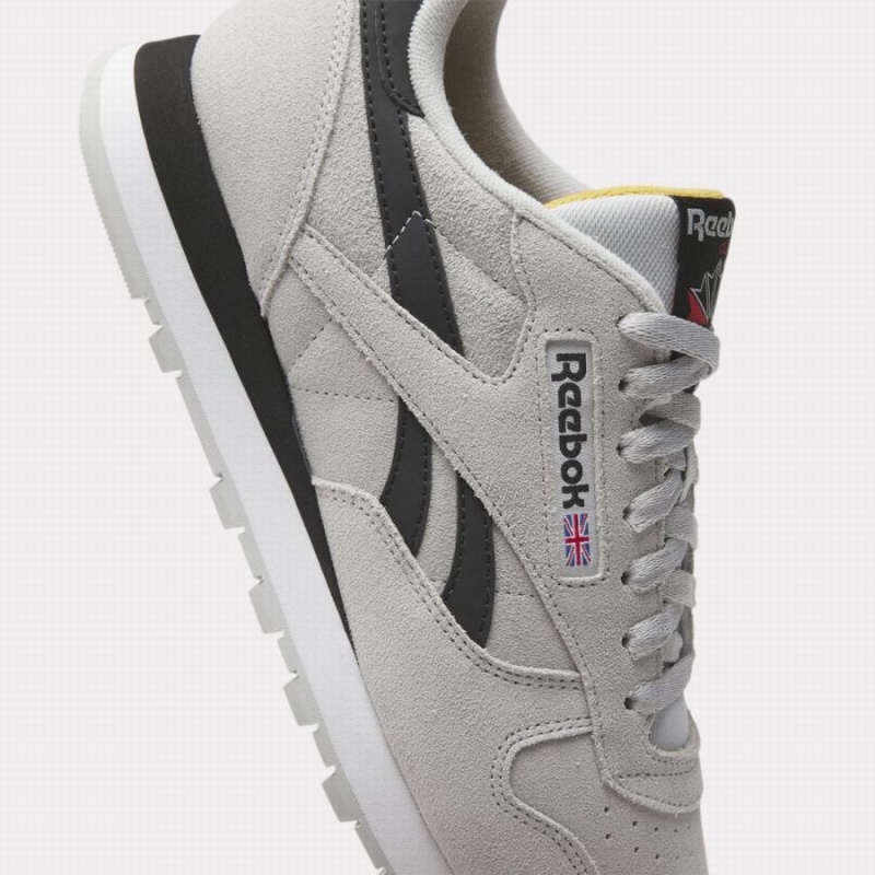 Reebok Classic Suede Women's Shoes Grey Black Gold | MHT6520KE