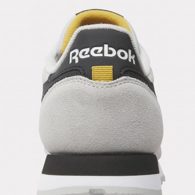 Reebok Classic Suede Women's Shoes Grey Black Gold | MHT6520KE