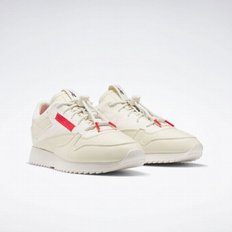 Reebok Classic Vegan Miy Men's Shoes White Red Black | QSD782PT