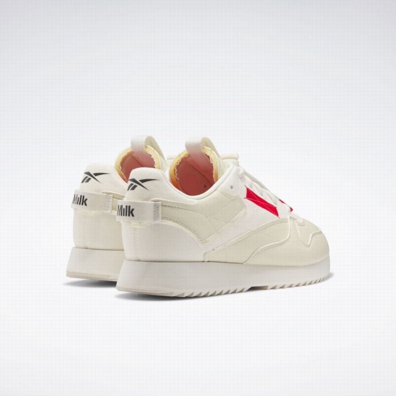 Reebok Classic Vegan Miy Men's Shoes White Red Black | QSD782PT