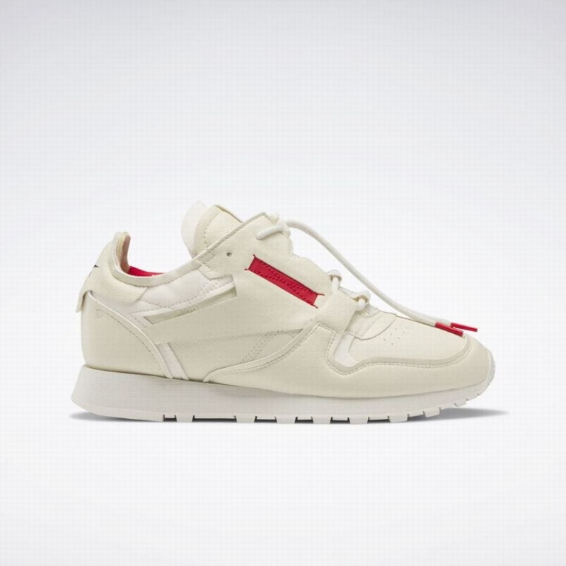 Reebok Classic Vegan Rise Men\'s Shoes White Red Black | UES355UW