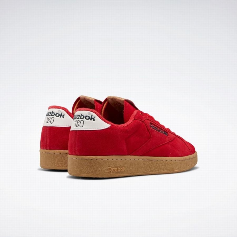 Reebok Club C 85 Grounds Women's Shoes Red Green White | PBA7468DO