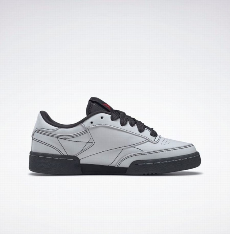 Reebok Club C 85 Men's Shoes Grey Black | EPA5730EP