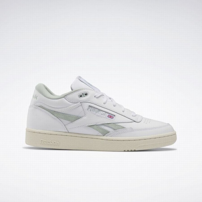 Reebok Club C 85 Mid Ii Revenge Women\'s Shoes White Green | WMK7157JI