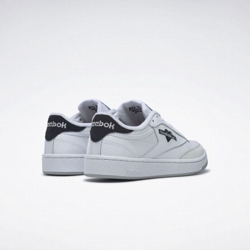 Reebok Club C 85 Women's Shoes White Black Grey | GWO1556RM