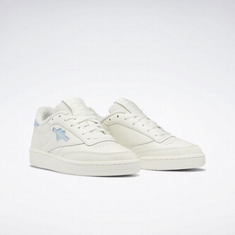 Reebok Club C 85 Women's Shoes White Blue | AGP2268DJ