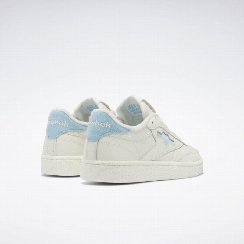 Reebok Club C 85 Women's Shoes White Blue | AGP2268DJ