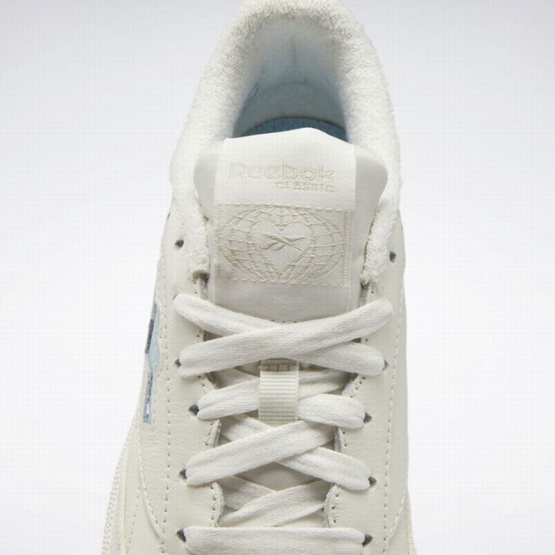 Reebok Club C 85 Women's Shoes White Blue | AGP2268DJ