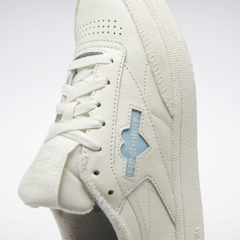 Reebok Club C 85 Women's Shoes White Blue | AGP2268DJ