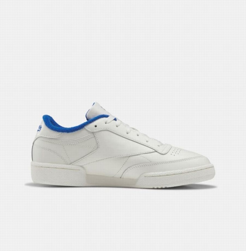 Reebok Club C 85 Women's Shoes White Blue Red | IYZ3463JO