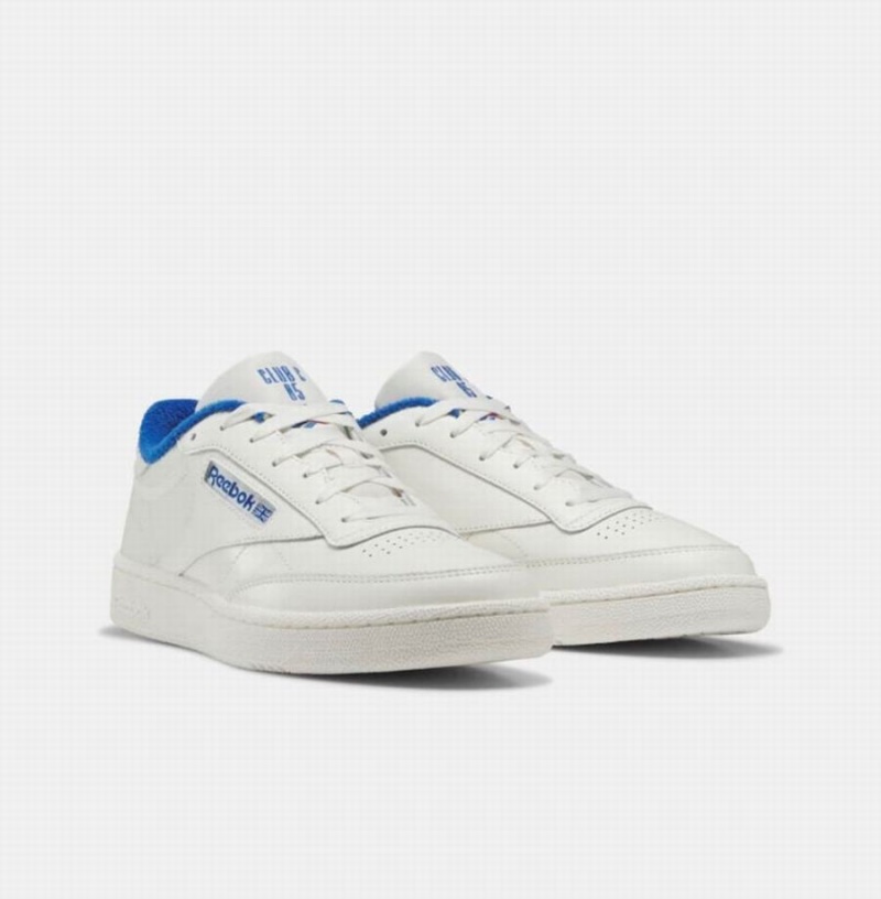 Reebok Club C 85 Women's Shoes White Blue Red | IYZ3463JO