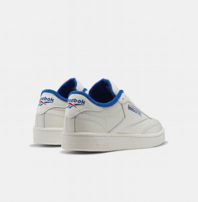 Reebok Club C 85 Women's Shoes White Blue Red | IYZ3463JO