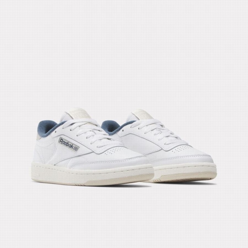 Reebok Club C 85 Women's Shoes White Blue | RWO5930EY