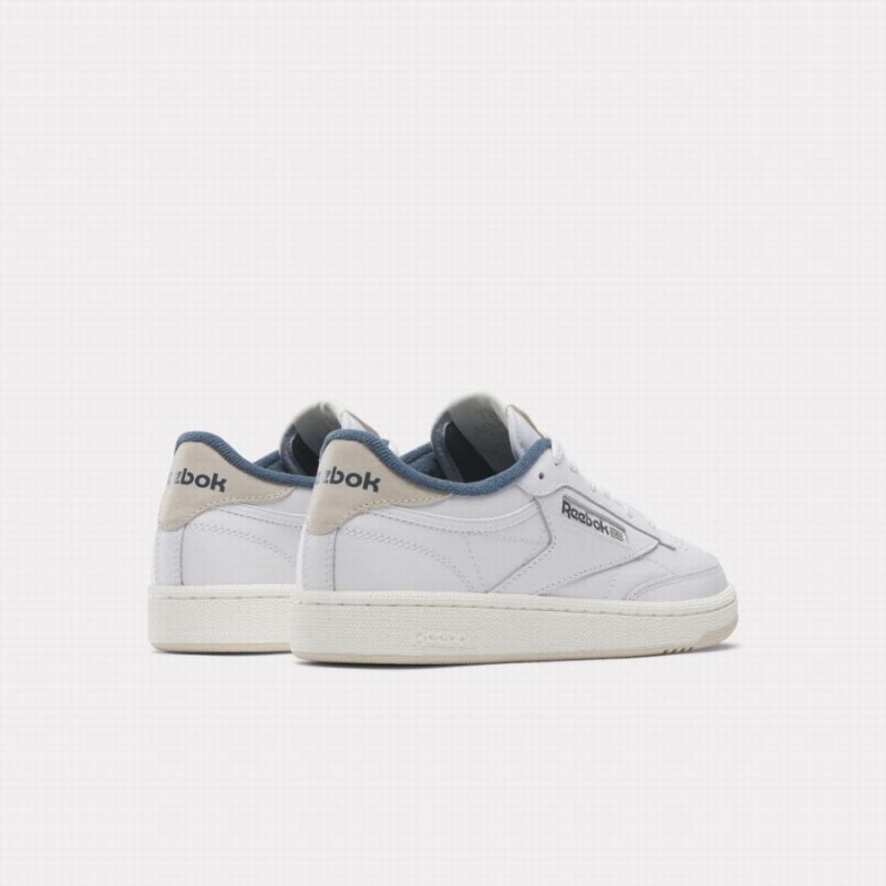 Reebok Club C 85 Women's Shoes White Blue | RWO5930EY