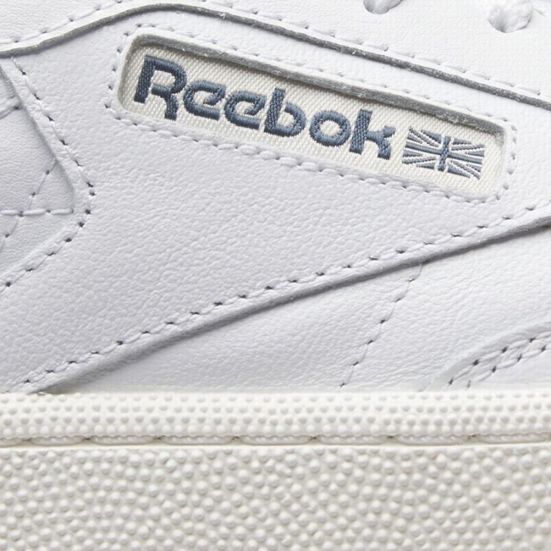 Reebok Club C 85 Women's Shoes White Blue | RWO5930EY