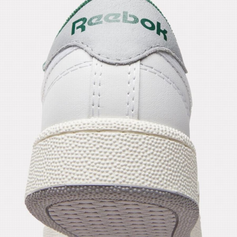 Reebok Club C 85 Women's Shoes White Dark Green | XHG8096OJ