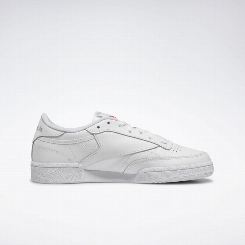 Reebok Club C 85 Women's Shoes White Light Grey | PUQ564RD