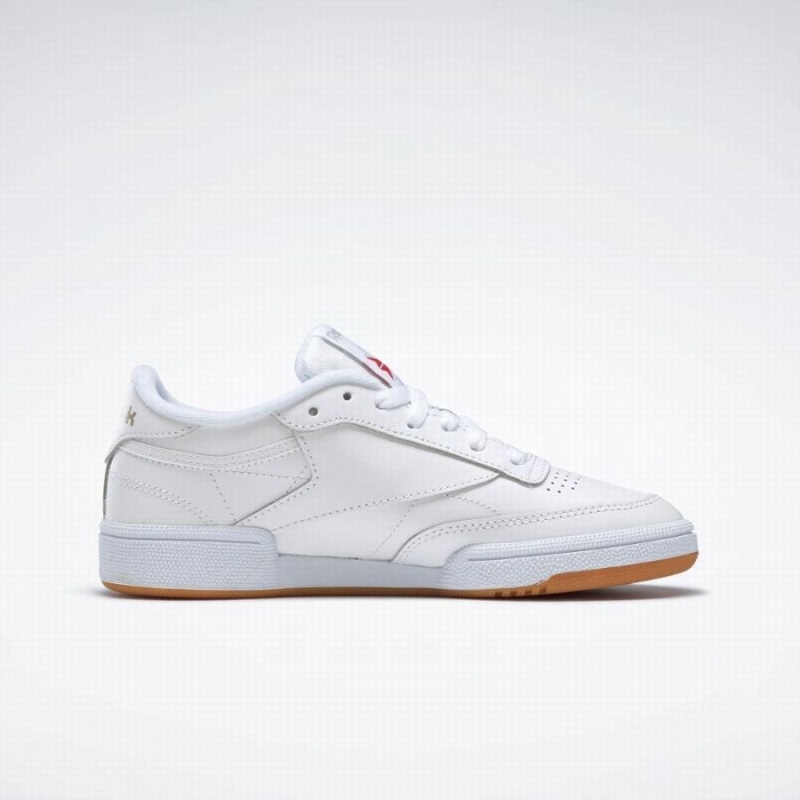 Reebok Club C 85 Women's Shoes White Light Grey | YDZ929IG