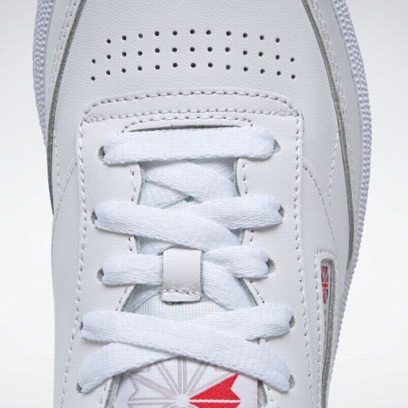 Reebok Club C 85 Women's Shoes White Light Grey | YDZ929IG