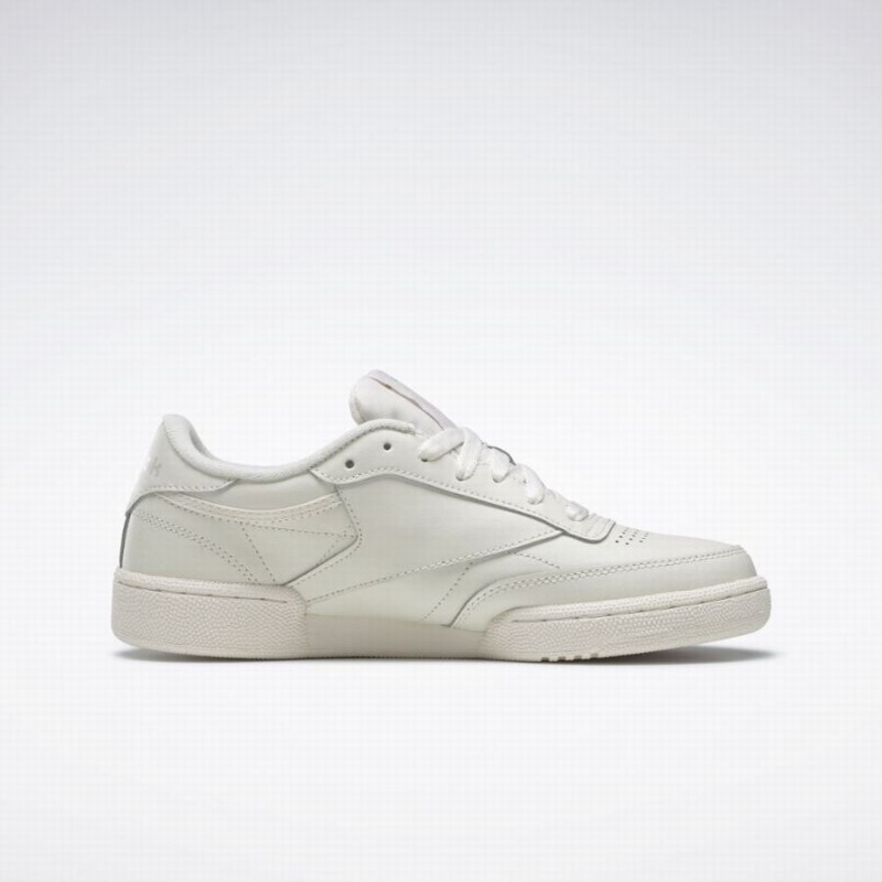 Reebok Club C 85 Women's Shoes White Pink | LJG5613OP