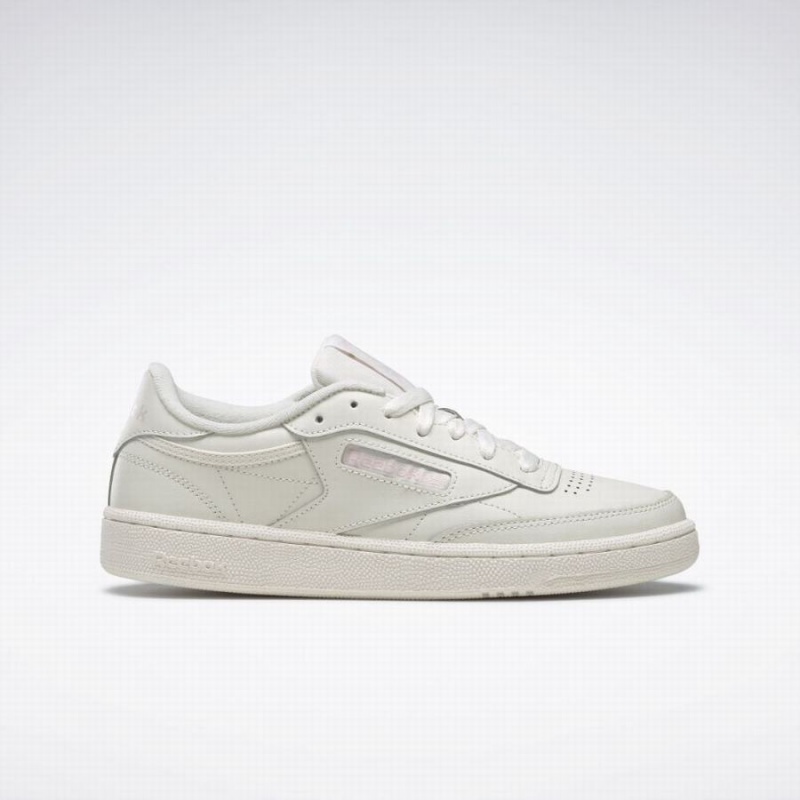 Reebok Club C 85 Women\'s Shoes White Pink | LJG5613OP