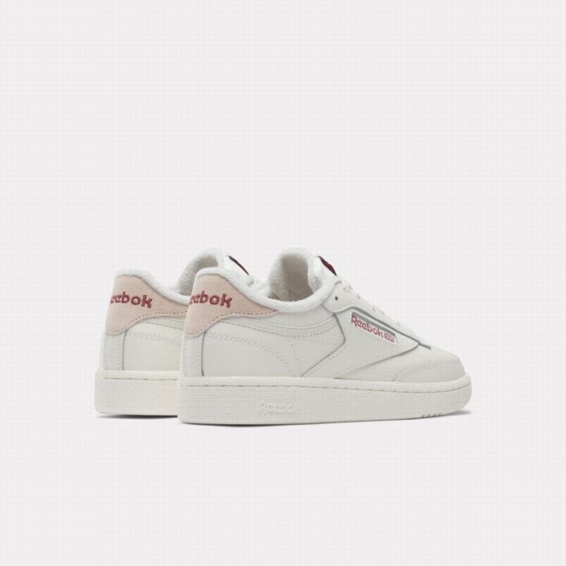 Reebok Club C 85 Women's Shoes White Pink | SOB9840IV