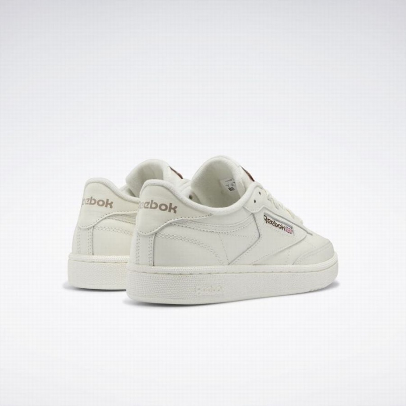 Reebok Club C 85 Women's Shoes White Rose Gold | AHY6735YZ