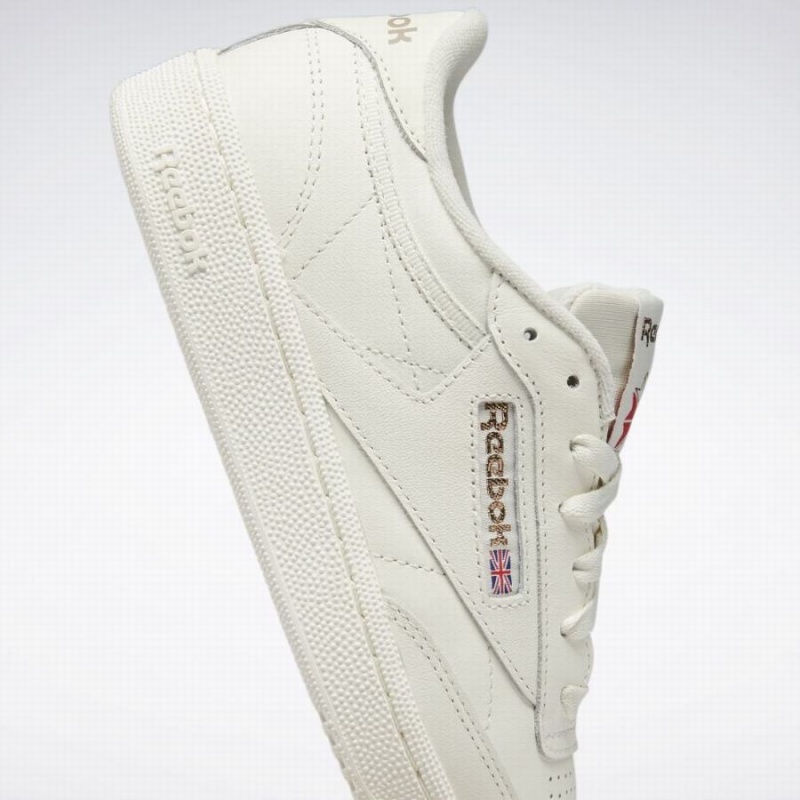 Reebok Club C 85 Women's Shoes White Rose Gold | AHY6735YZ