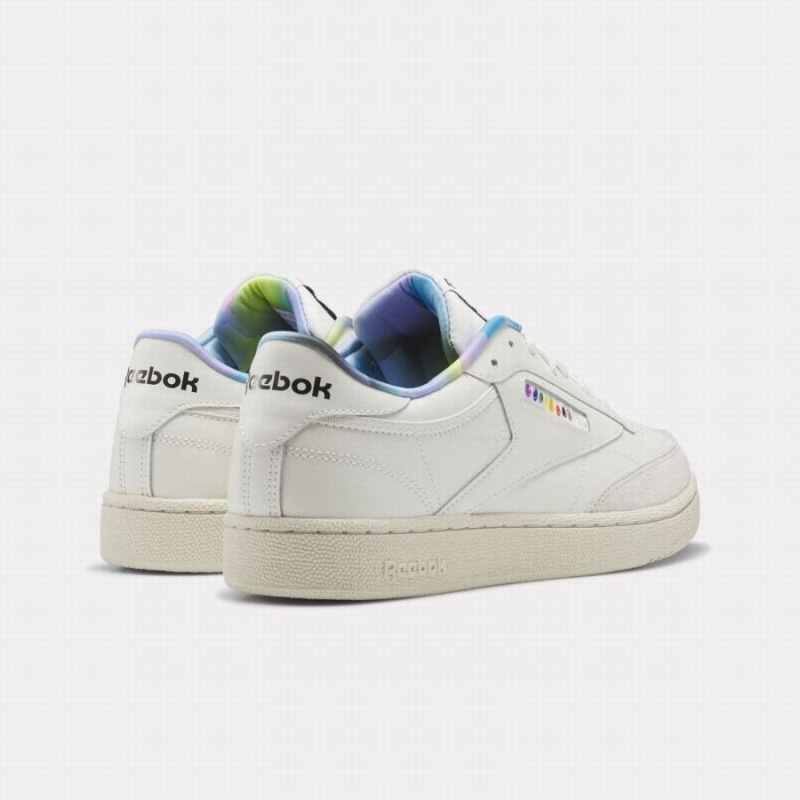 Reebok Club C 85 Women's Shoes White Turquoise | FLQ5736FM