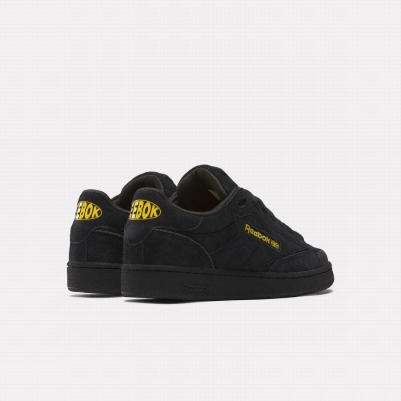 Reebok Club C Bulc Men's Shoes Black Yellow | GLZ5065XQ