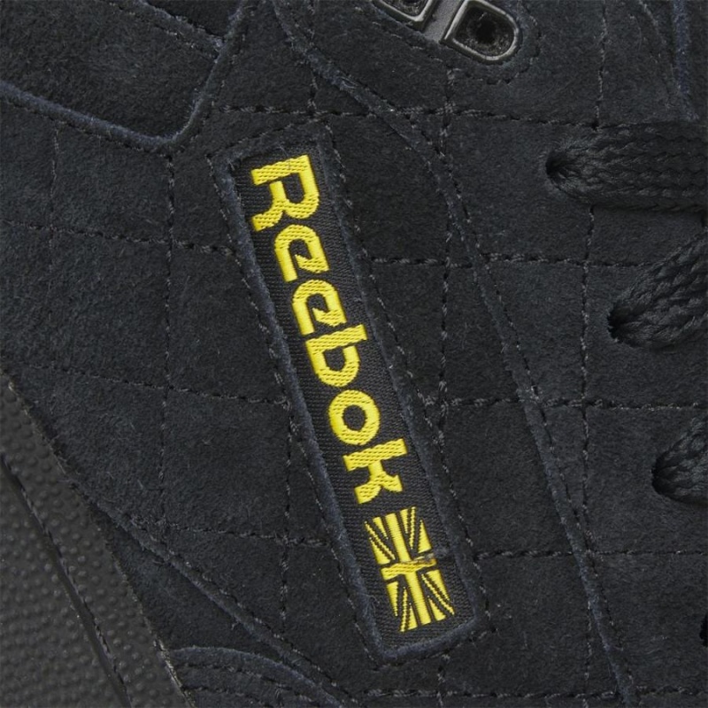 Reebok Club C Bulc Men's Shoes Black Yellow | GLZ5065XQ