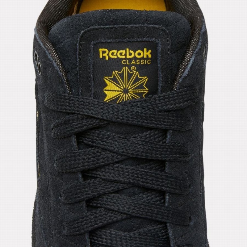 Reebok Club C Bulc Men's Shoes Black Yellow | GLZ5065XQ