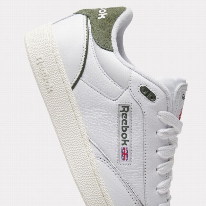 Reebok Club C Bulc Men's Shoes White Green | PFI3849UV