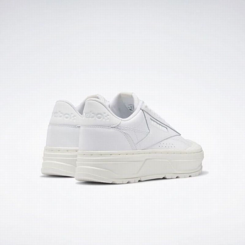 Reebok Club C Double Geo Women's Shoes White | WYN4427GE