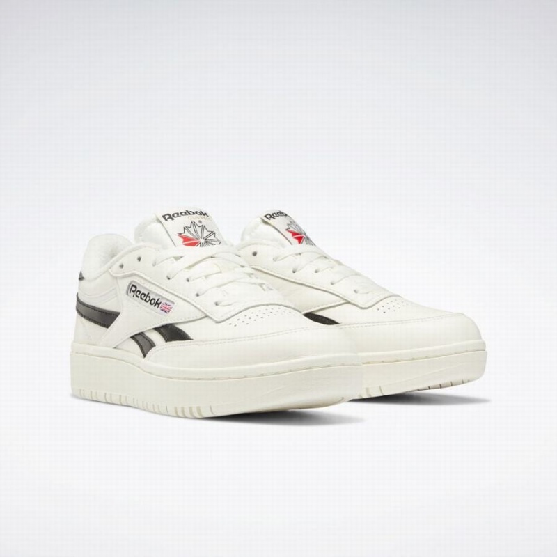 Reebok Club C Double Women's Shoes White Black | PAN72100ZU