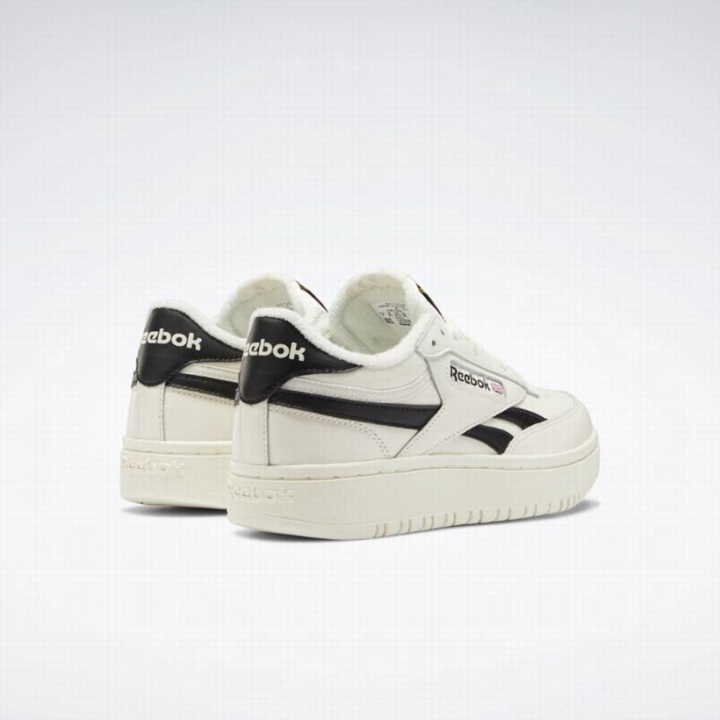 Reebok Club C Double Women's Shoes White Black | PAN72100ZU