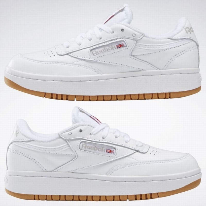 Reebok Club C Double Women's Shoes White | OLH27100FS