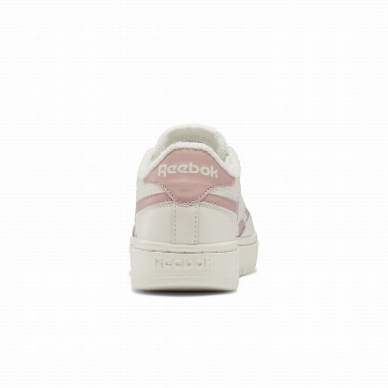 Reebok Club C Double Women's Shoes White Pink | NPI6513QF