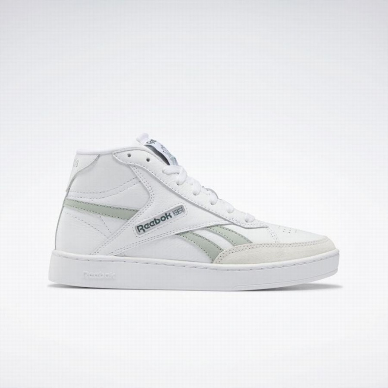 Reebok Club C Form Hi Women\'s Shoes White Green | CVX4636FT