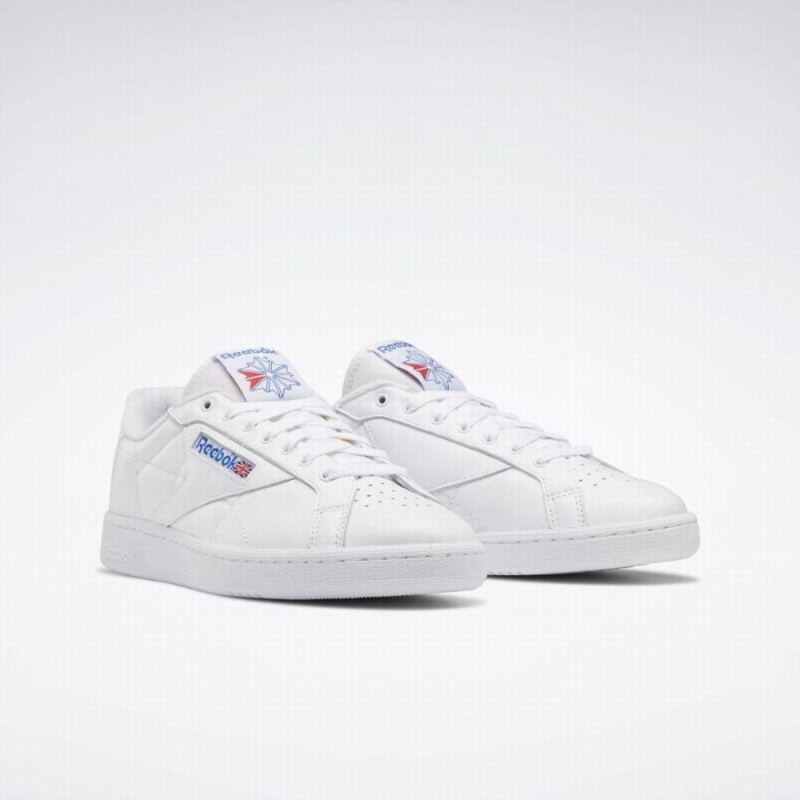 Reebok Club C Grounds Men's Shoes White Blue Red | USC9616TU