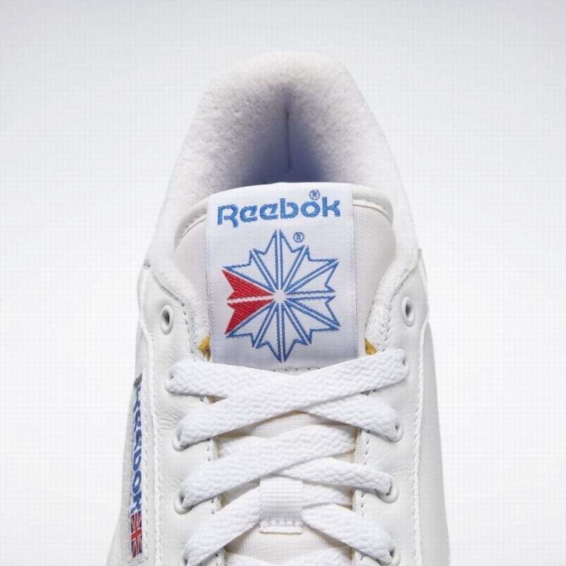 Reebok Club C Grounds Men's Shoes White Blue Red | USC9616TU