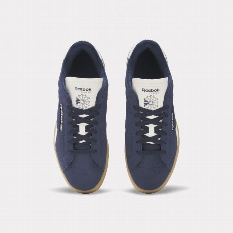 Reebok Club C Grounds Women's Shoes Navy White | MWA3185IW