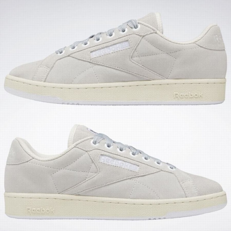 Reebok Club C Groutund Men's Shoes Grey White | XSL8230BC