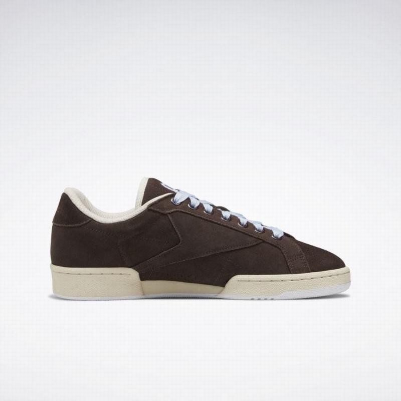 Reebok Club C Groutund Women's Shoes Dark Brown White | YIN7359TQ