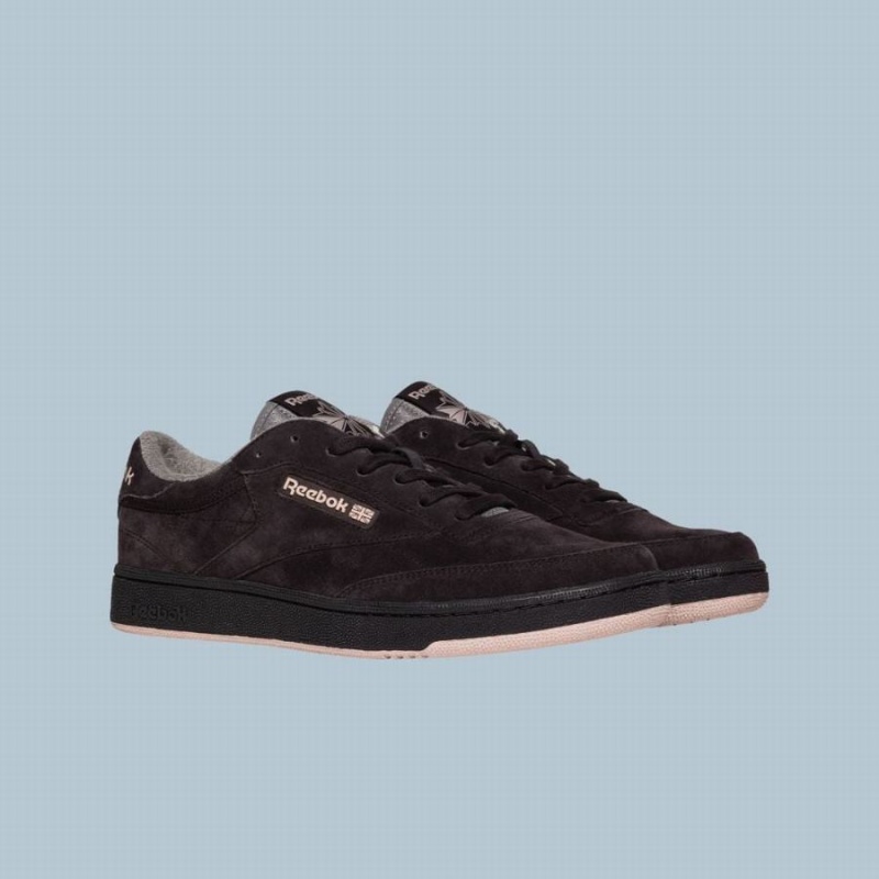 Reebok Club C Men's Shoes Black Light Pink | XHK7067CN