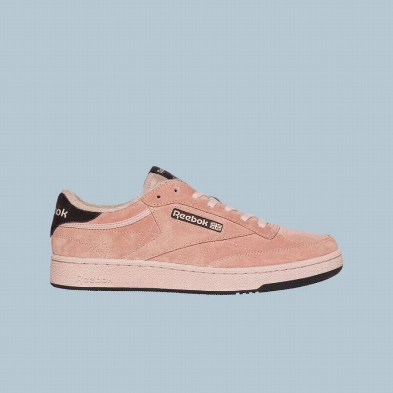 Reebok Club C Men\'s Shoes Light Pink Black | RTR378KZ