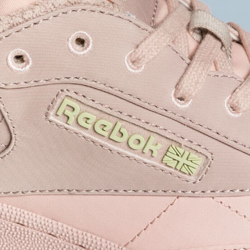 Reebok Club C Men's Shoes Light Pink Light Brown | WJV8279RN