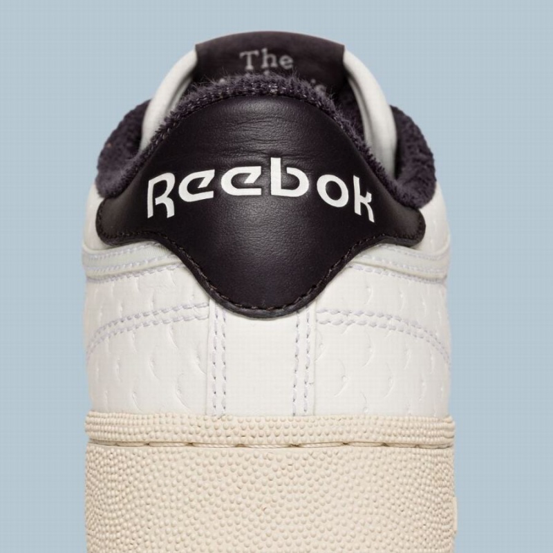 Reebok Club C Men's Shoes White Black | WCS3846XT