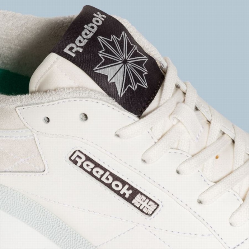 Reebok Club C Men's Shoes White Green | KXW459VW